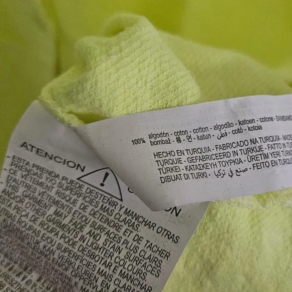 Zara Neon Overshirt oversized yellow shacket - Picture 8 of 8